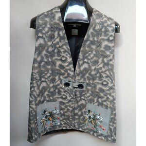 Back Porch Press Clothing Pattern Handmade Quilted Vest Medium Pockets